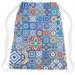 Worek plecak Błękitne połączenia - motyw inspirowany ceramiką w stylu patchwork 147413 additionalThumb 2