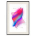 Wall Poster Abstraction - Uneven Convex Shapes in Shades of Cobalt and Pink 149713 additionalThumb 6