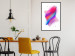 Wall Poster Abstraction - Uneven Convex Shapes in Shades of Cobalt and Pink 149713 additionalThumb 16