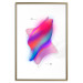 Wall Poster Abstraction - Uneven Convex Shapes in Shades of Cobalt and Pink 149713 additionalThumb 23