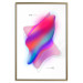 Wall Poster Abstraction - Uneven Convex Shapes in Shades of Cobalt and Pink 149713 additionalThumb 20