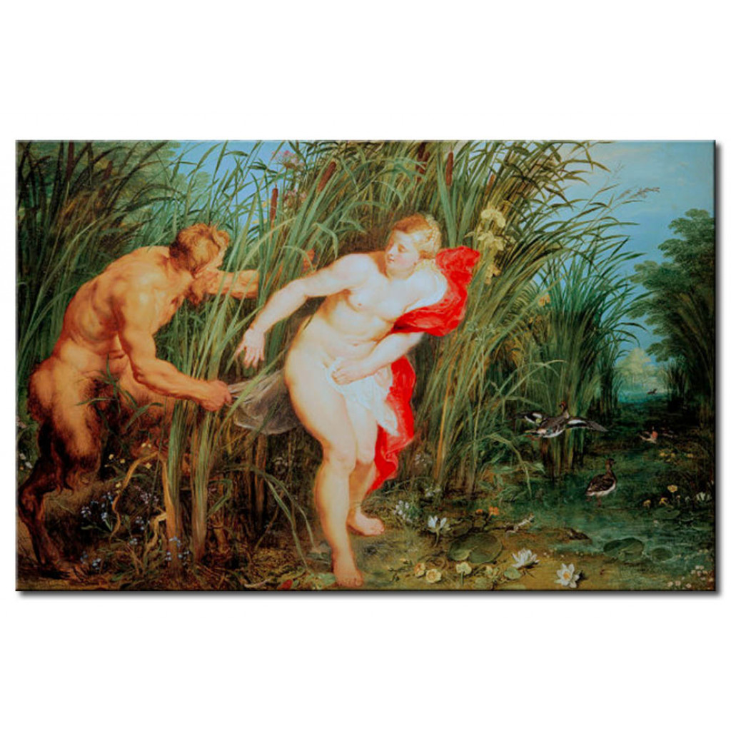 Schilderij  Peter Paul Rubens: Pan And Syrinx