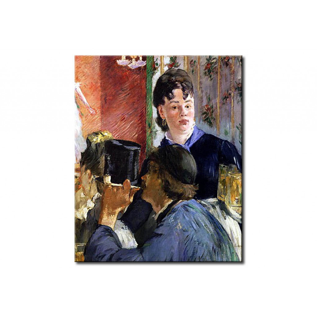 Schilderij  Edouard Manet: La Serveuse De Bocks