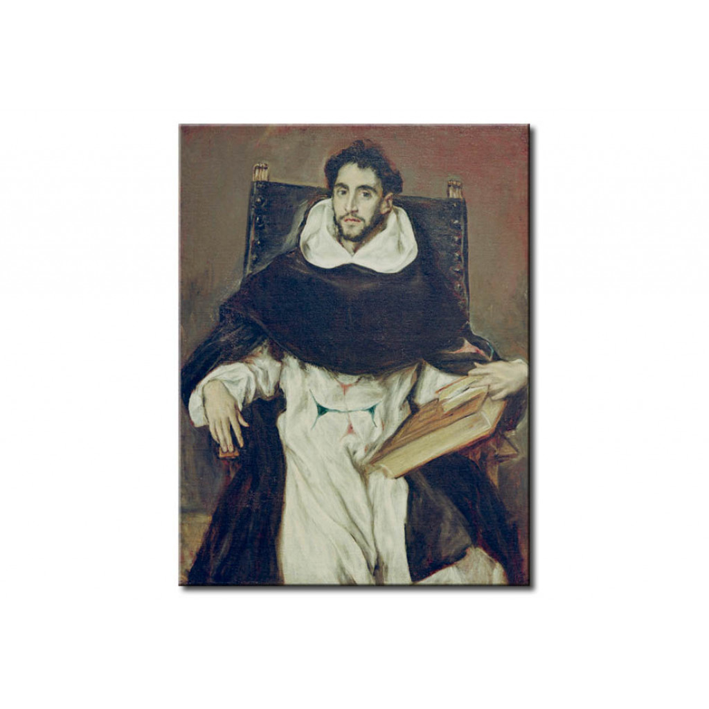Cópia Impressa Do Quadro Portrait Of Fray Hortensio Félix Paravicino