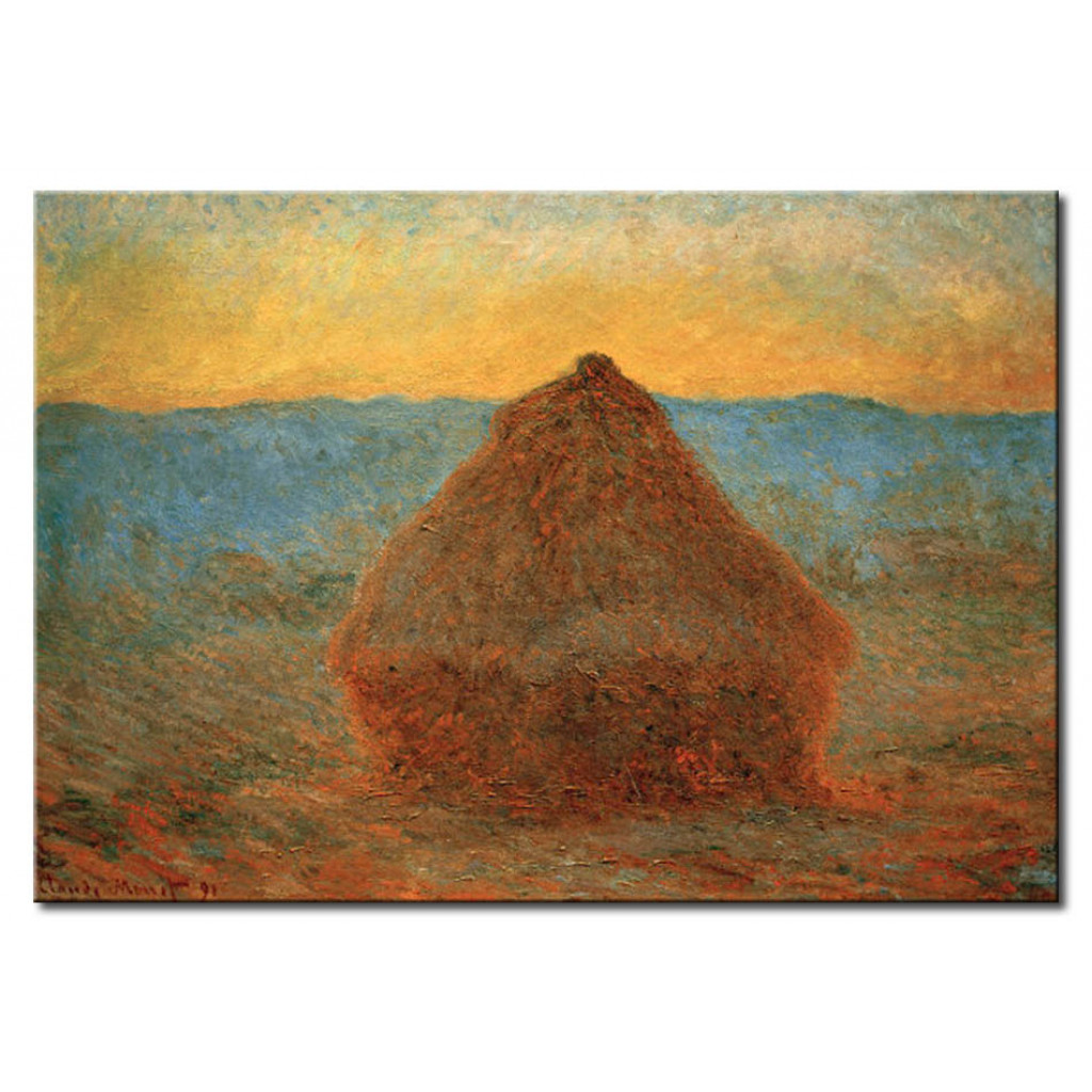 Schilderij  Claude Monet: La Meule, Environs De Giverny