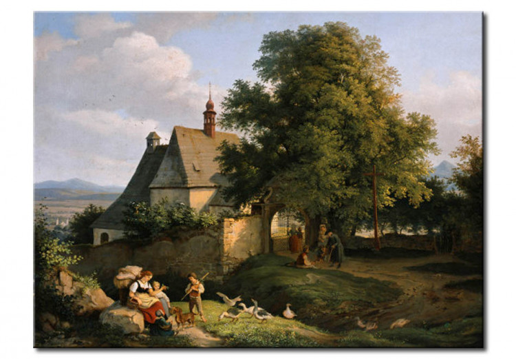 Reprodukcja obrazu Sankt Annenkirche in Graupen in Bohemia 109223