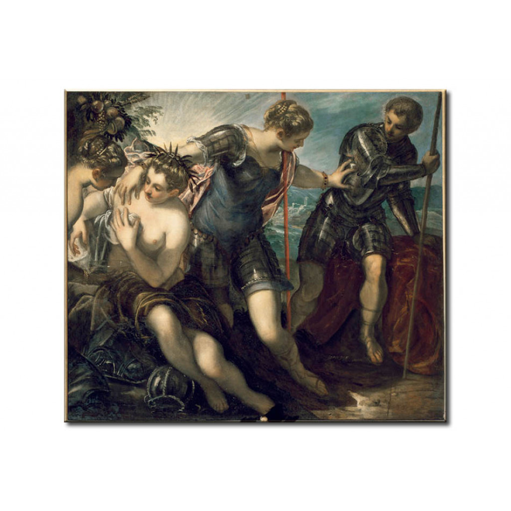 Schilderij  Tintoretto: Minerva Driving Away Mars