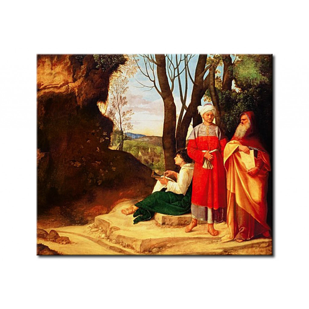 Schilderij  Giorgione: The Three Philosophers
