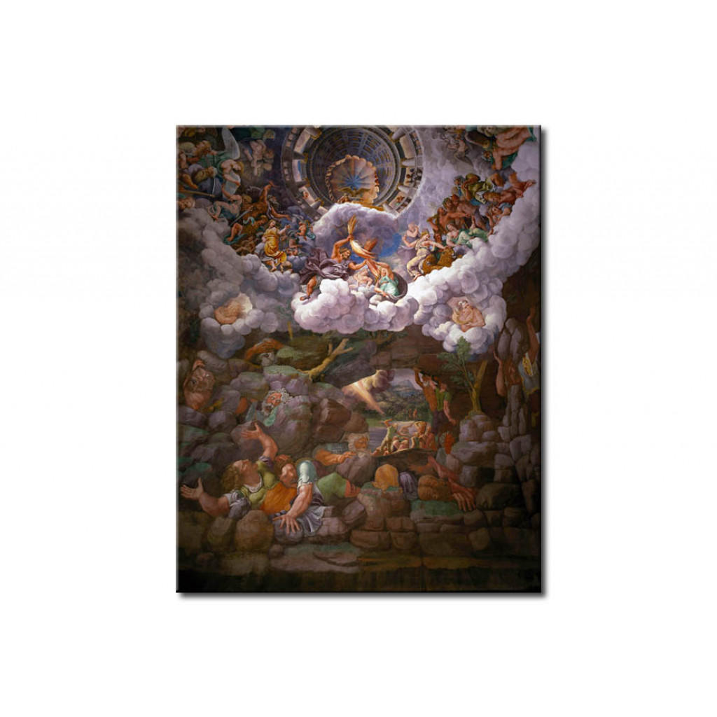 Schilderij  Giulio Romano: Fall Of The Titans