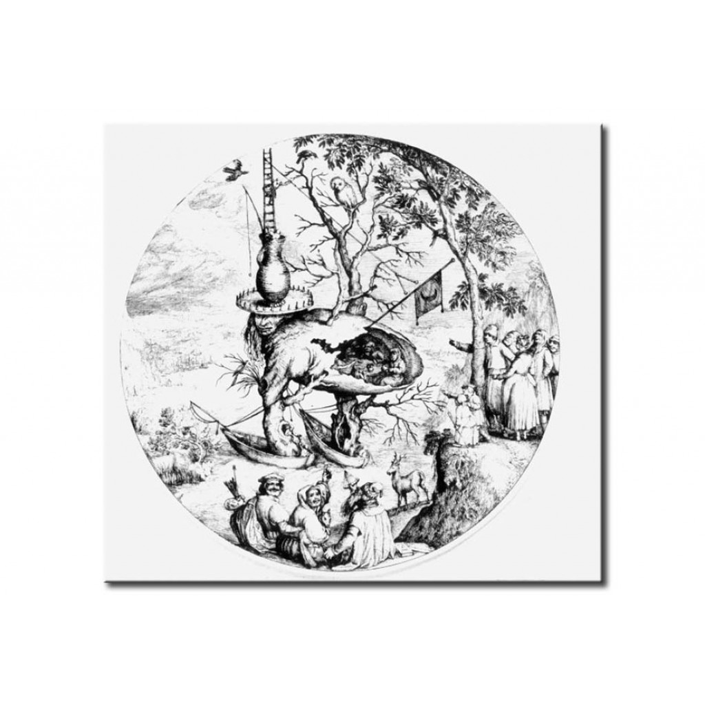 Schilderij  Hieronymus Bosch: The Tree-Man
