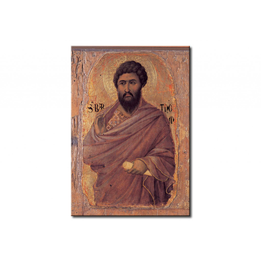 Schilderij  Duccio Di Buoninsegna: The Apostle Bartholomew