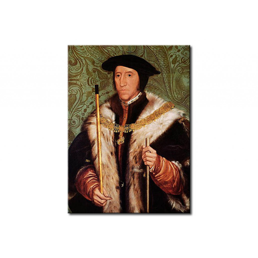 Schilderij  Hans Holbein De Jonge: Portrait Of Thomas Howard