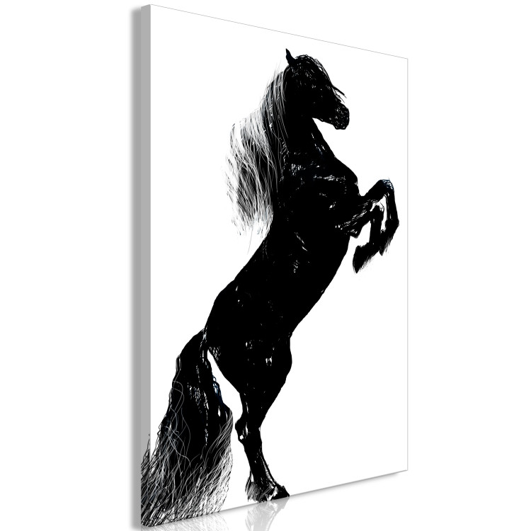 Canvas Black Horse (1 Part) Vertical 118823 additionalImage 2