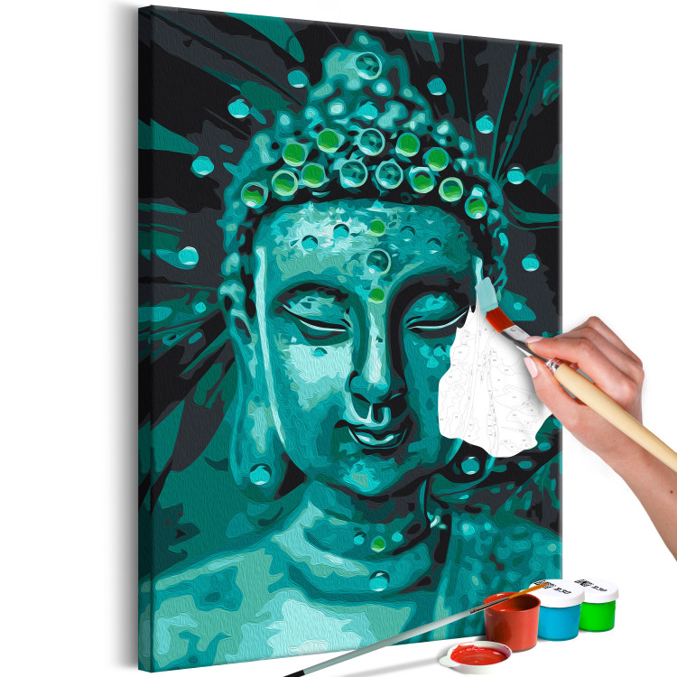 Tableau peinture par numéros Emerald Buddha 135623 additionalImage 3
