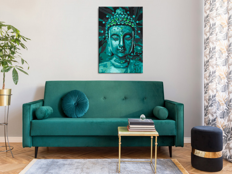 Tableau peinture par numéros Emerald Buddha 135623 additionalImage 2