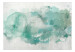Papier peint Taches abstraites - une composition aquarelle aux nuances de menthe 137223 additionalThumb 1