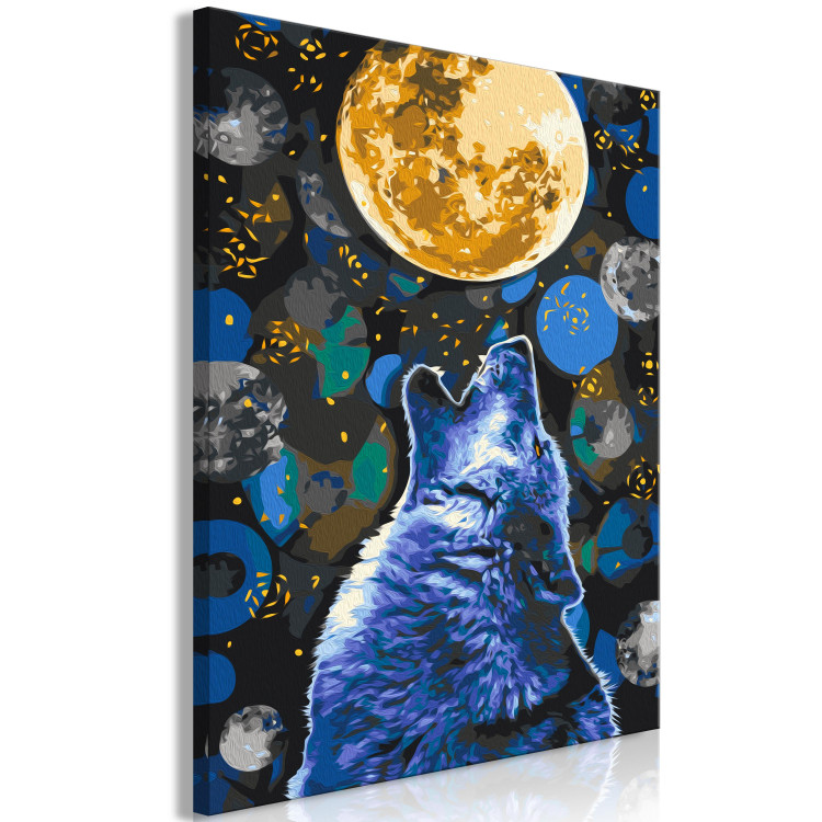 Paint by number Blue Howling Wolf 138423 additionalImage 7