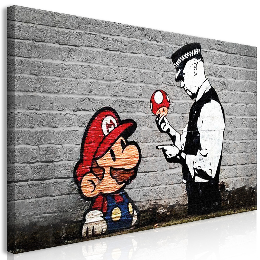Schilderij Super Mario Mushroom Cop II [Large Format]