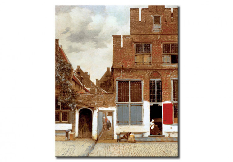 Tableau sur toile Rue de Delft 53323