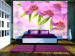 Mural de parede Orchids in lilac colour 60223