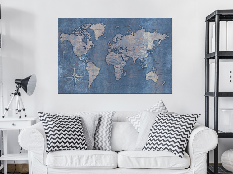 Tablero decorativo en corcho Sapphire Planet [Cork Map] 92123 additionalImage 4