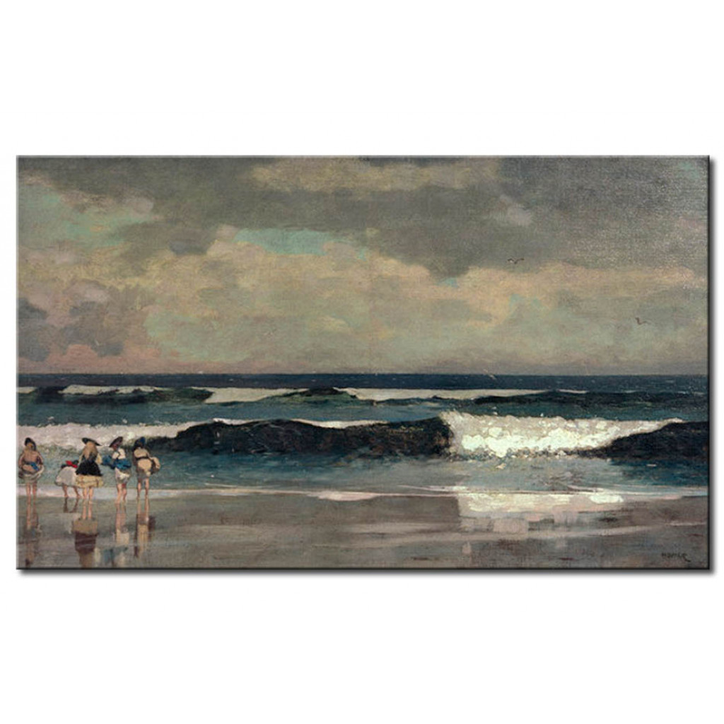Schilderij  Winslow Homer: On The Beach