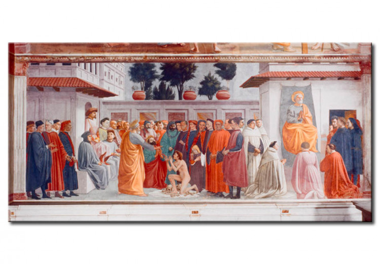 Riproduzione quadro The Resurection of Theophilus' Son and Peter in Cathedra 112133