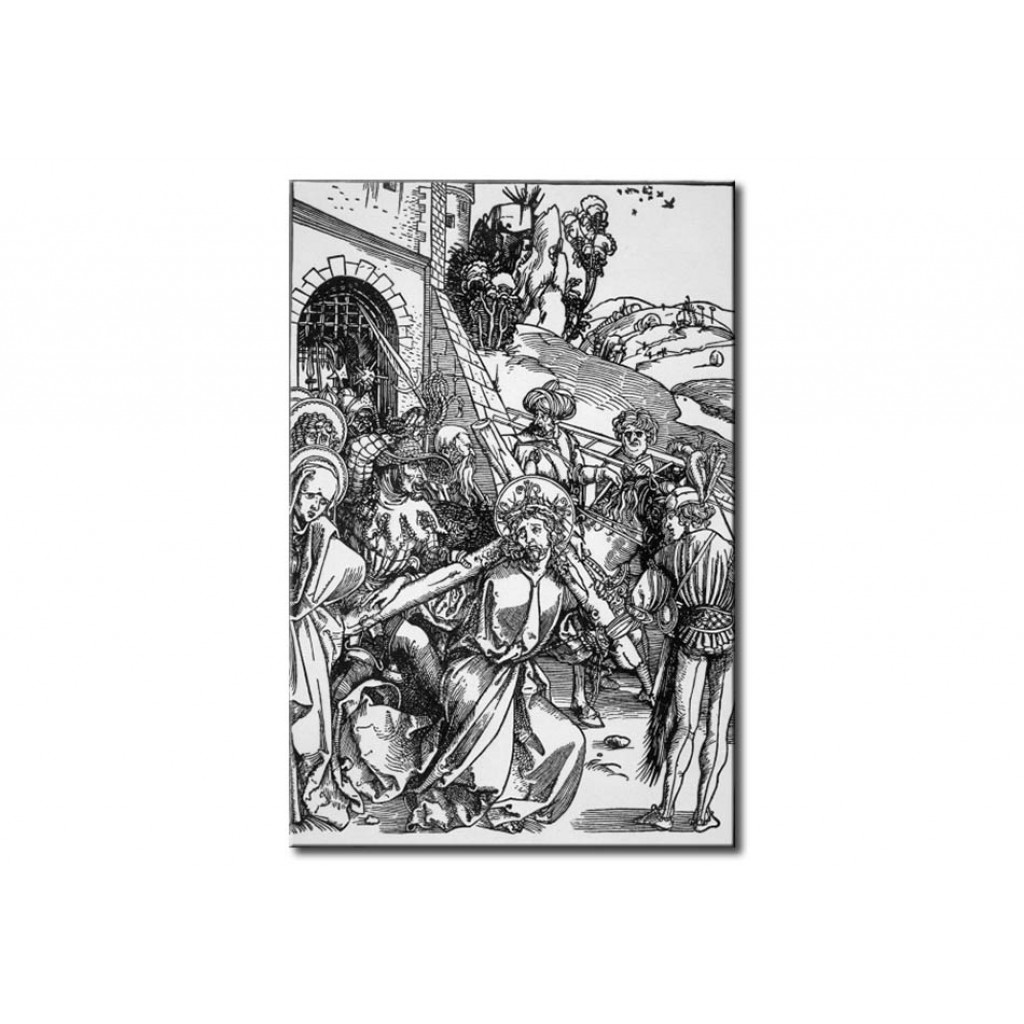 Schilderij  Albrecht Dürer: Carrying The Cross