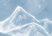 Obraz Góry lodowe - minimalistyczny, akwarelowy pejzaż zimowych lodowców 117733 additionalThumb 5