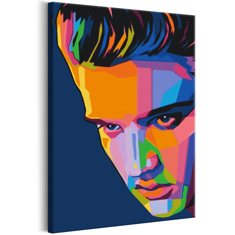 Tela da dipingere con numeri Colourful Elvis 135133 additionalImage 6