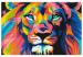 Cuadro para pintar por números Colorful Lion 137933 additionalThumb 3