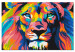 Cuadro para pintar por números Colorful Lion 137933 additionalThumb 4