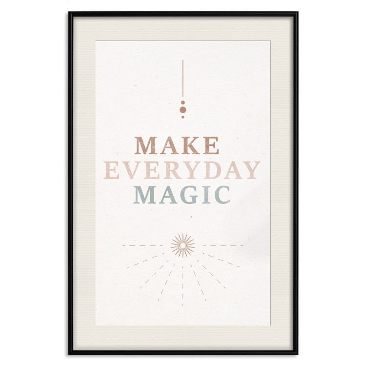 Poster Everyday Magic - Uplifting Inscription and Ornaments 146133 additionalImage 24