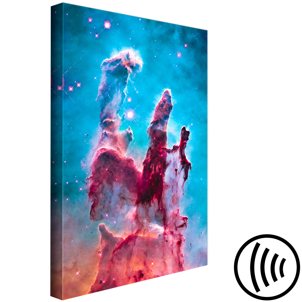Quadro Pintado Pillars Of Creation - An Open Cluster In The Constellation Serpent