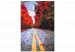 Paint by number Autumn Road - Alley with Trees with Red Leaves 146533 additionalThumb 6