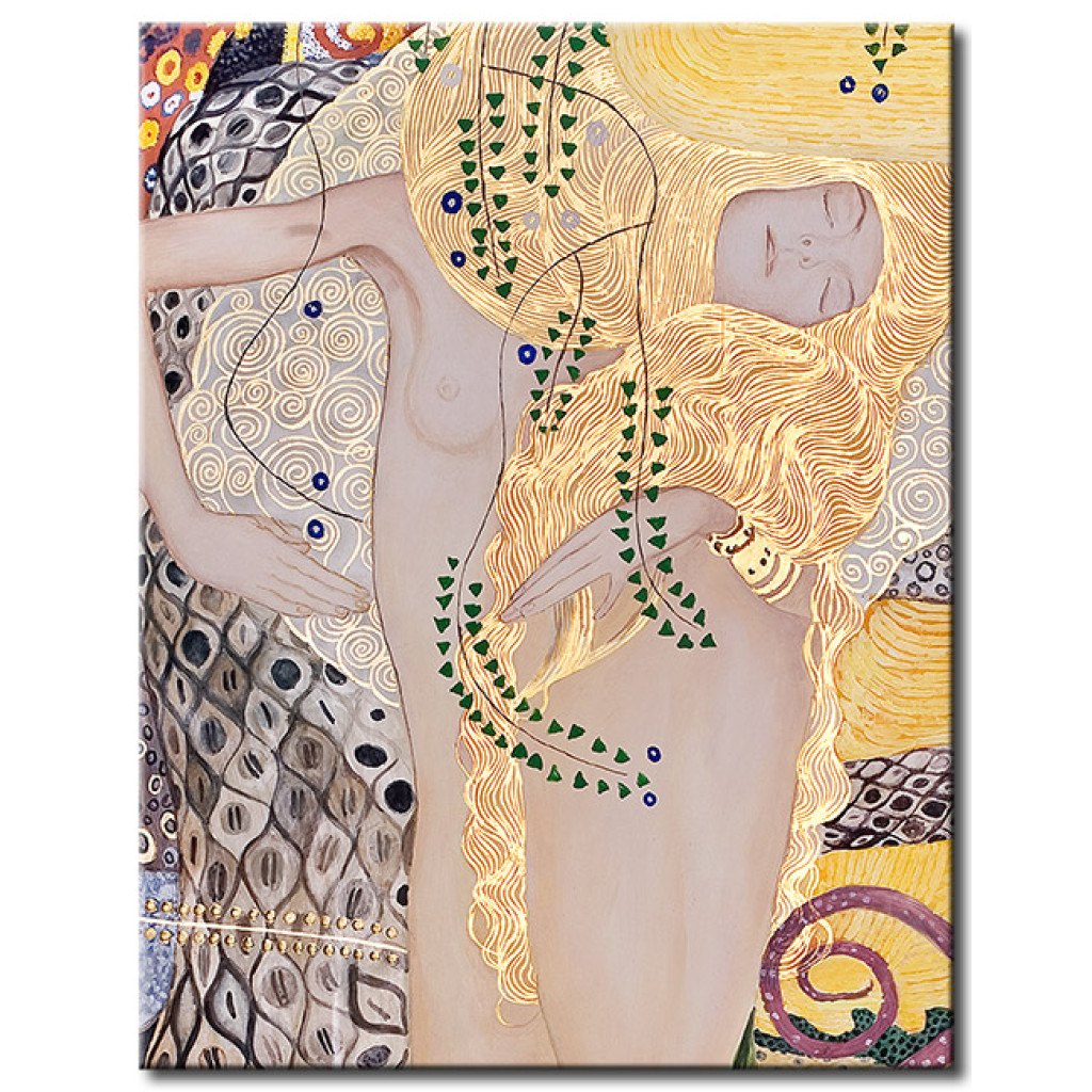 Schilderij  Klimt: Waternimfen