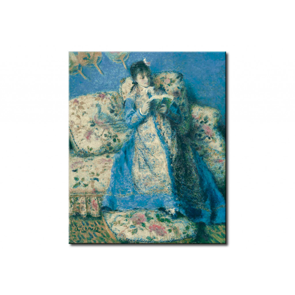 Schilderij  Pierre-Auguste Renoir: Madame Claude Monet Lisant