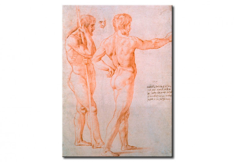 Cópia impressa do quadro Three Male Nudes 51133