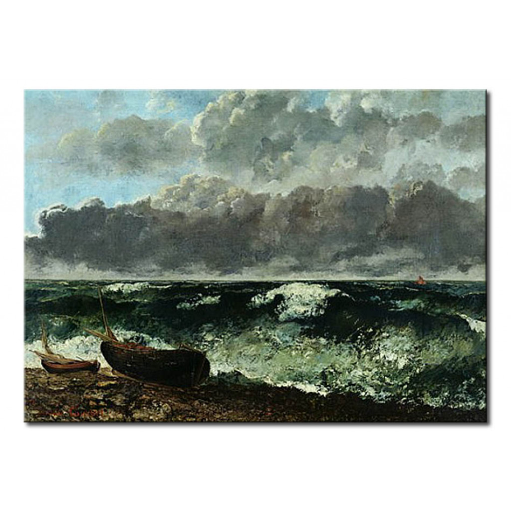 Quadro Famoso The Stormy Sea Or, The Wave