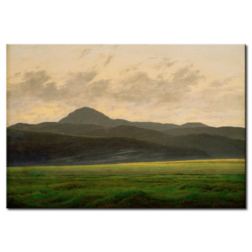 Schilderij  Caspar David Friedrich: Berglandschaft In Böhmen