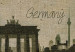 Obraz Map: Germany, Brandenburg Gate - triptych 55333 additionalThumb 5