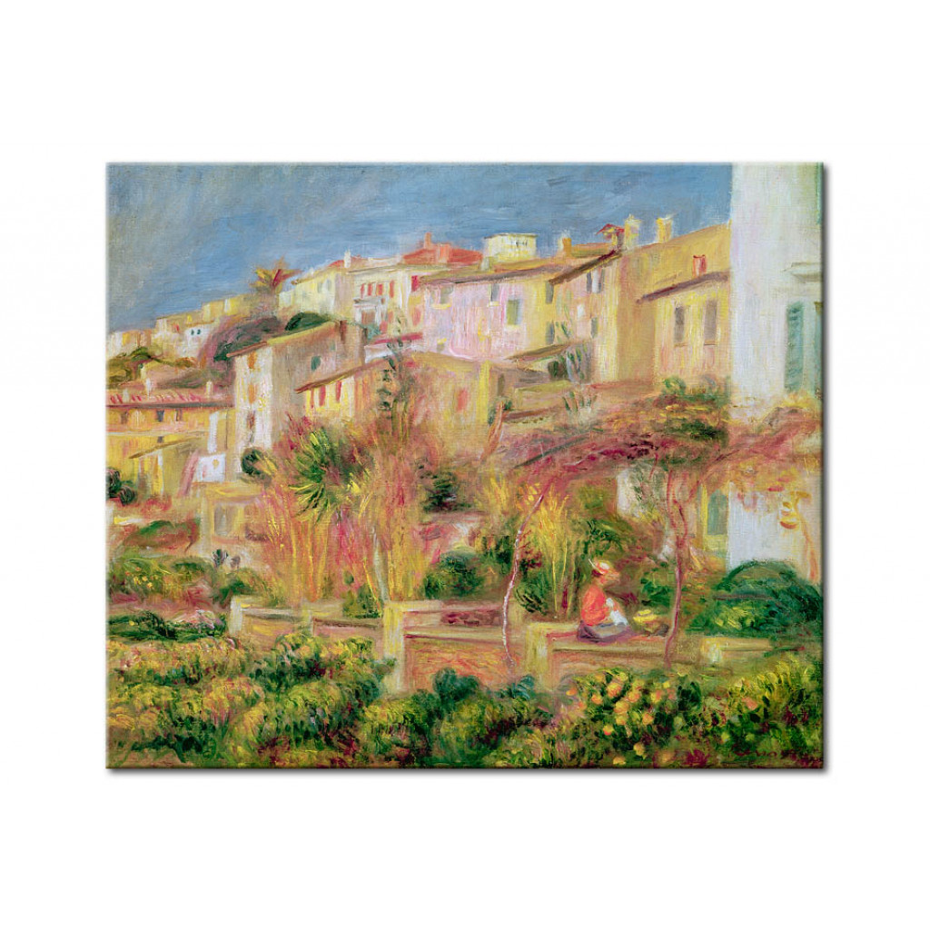 Schilderij  Pierre-Auguste Renoir: Terrace At Cagnes