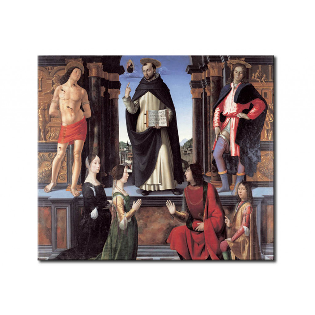 Schilderij  Domenico Ghirlandaio: Altar Of Saint Vincent Ferrer
