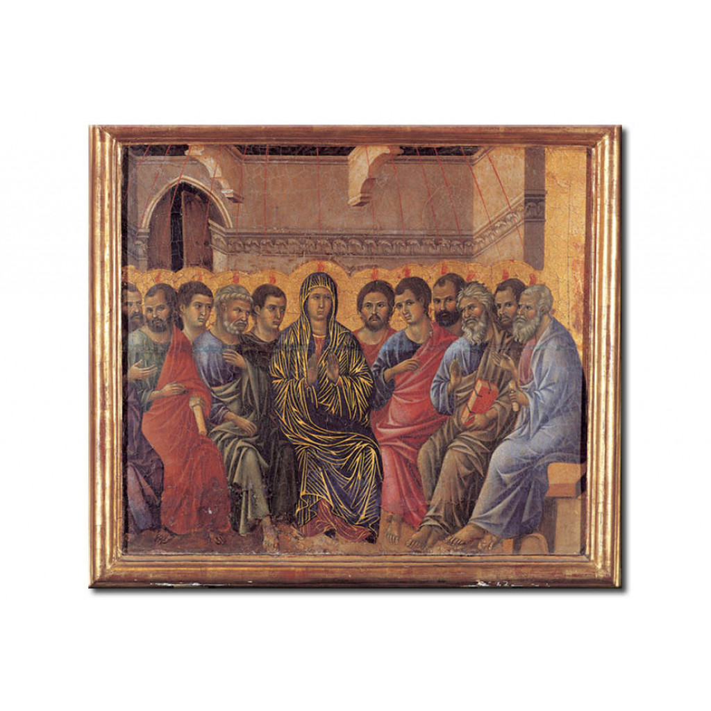 Schilderij  Duccio Di Buoninsegna: Descent Of The Holy Spirit (Pentecost)