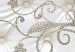 Fototapet Gyllene juveler på en quiltad bakgrund - komposition i glamour stil 138143 additionalThumb 3