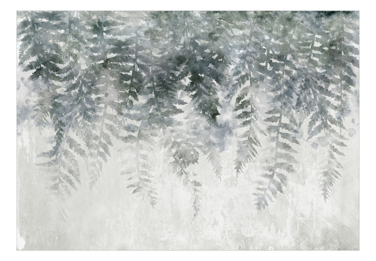 Wall Mural Subtle ferns - theme inspired by nature in greenery and gray 138443 additionalImage 1