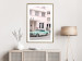 Wandposter Retro Style - Sunny Street in a Pink Glow and a Car 144343 additionalThumb 21