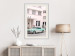 Wandposter Retro Style - Sunny Street in a Pink Glow and a Car 144343 additionalThumb 36