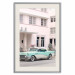 Plakat Styl retro - słoneczna ulica w różowym blasku i samochód 144343 additionalThumb 38