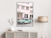 Wandposter Retro Style - Sunny Street in a Pink Glow and a Car 144343 additionalThumb 14